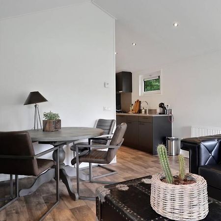 Luxe Chalet In Oosterwolde In Friesland, Op Rustig Park Met Uitzicht Op Meer En Strandje מראה חיצוני תמונה